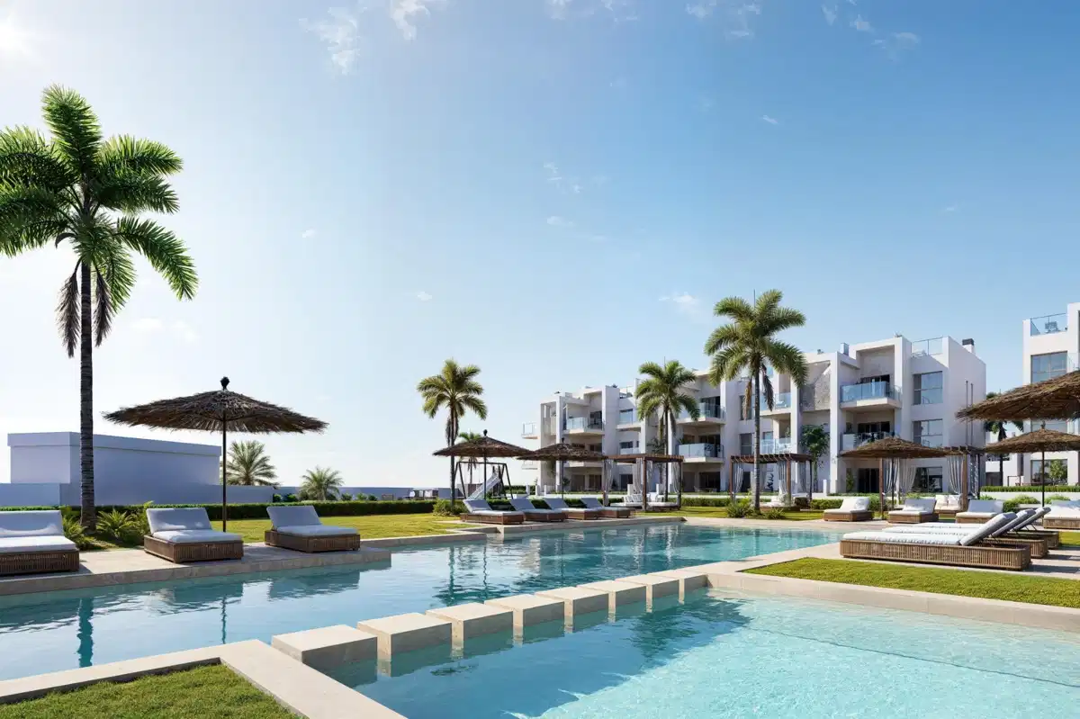 3-Bedroom, 2-Bathroom Modern Resort Apartment with Golf Views Near Mar Menor Beach