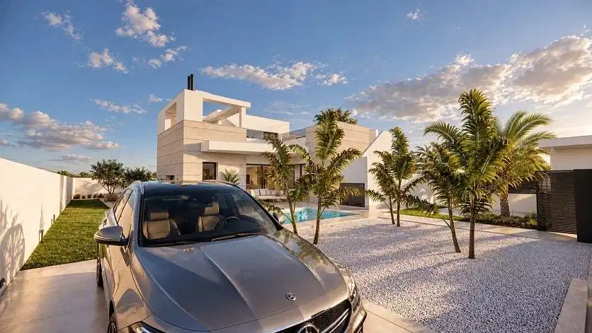 4-Bedroom, 3-Bathroom Modern Villa with Private Pool and Solarium in San Luis, Torrevieja