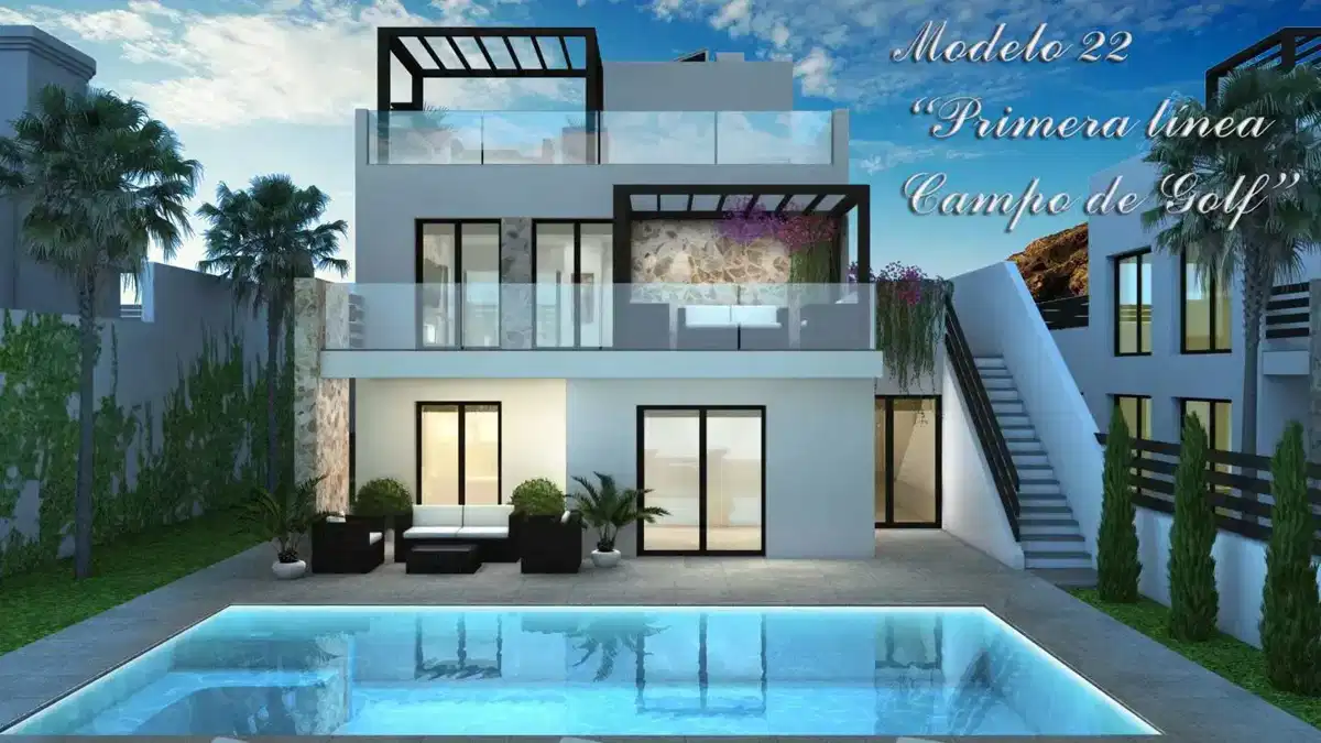 3-Bedroom, 3-Bathroom Luxury Villa with Golf Course Views, Elevator, Sauna, and Private Pool