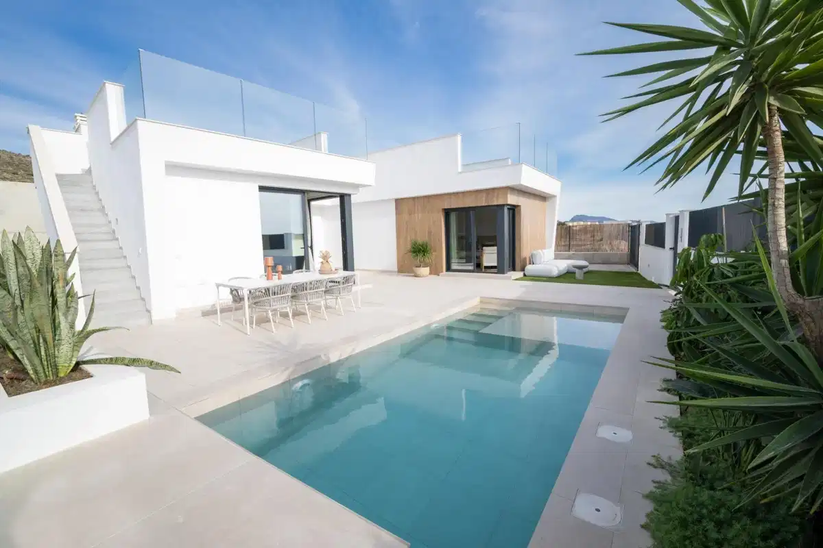 3-Bedroom, 2-Bathroom Contemporary Villas with Private Pool and Mountain Views in Altaona Golf Resort Murcia