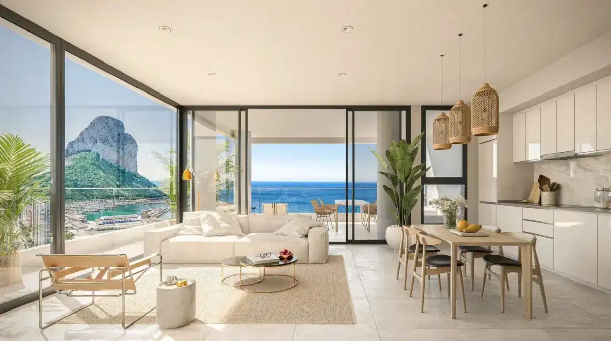 3-Bedroom, 2-Bathroom Luxury Penthouse with Panoramic Sea Views in Calpe