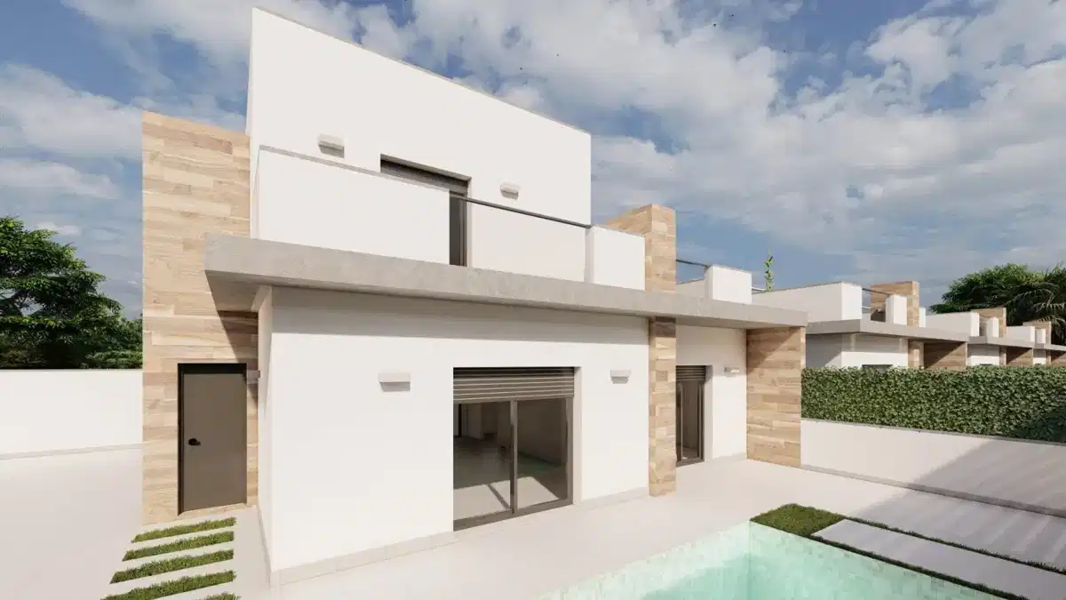 3-Bedroom, 3-Bathroom Contemporary Semi-Detached Villas in Gated Roldán Resort
