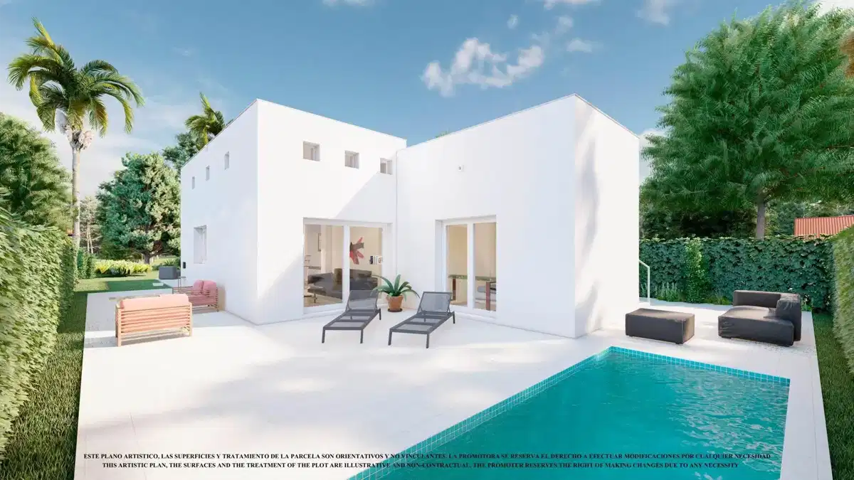 3-Bedroom, 2-Bathroom Villa with Solarium and Private Garden in Los Alcázares