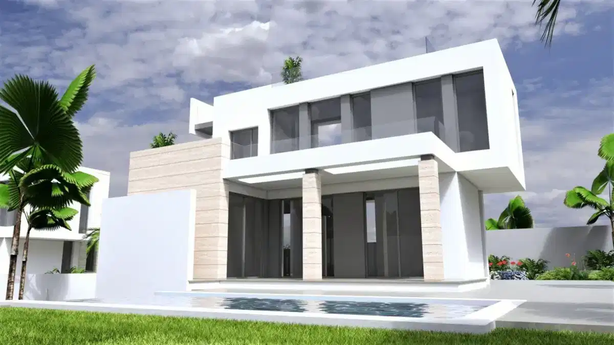 3-Bedroom, 3-Bathroom Villa with Solarium, Basement Garage and Terraces in Aguas Nuevas, Torrevieja