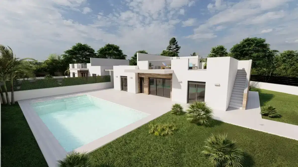 4-Bedroom, 3-Bathroom Contemporary Villa with Private Pool and Solarium in Roldán
