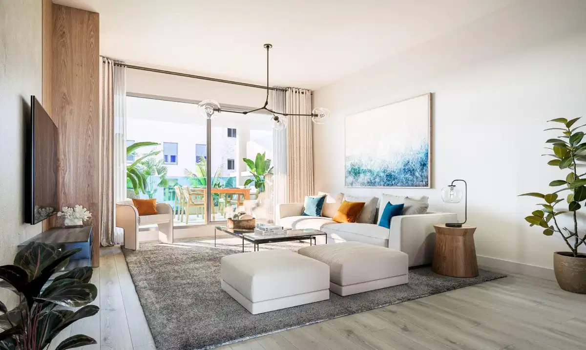 3-Bedroom, 2-Bathroom Apartment with Spacious Terrace, Garage, and Storage in Gated Mijas Complex
