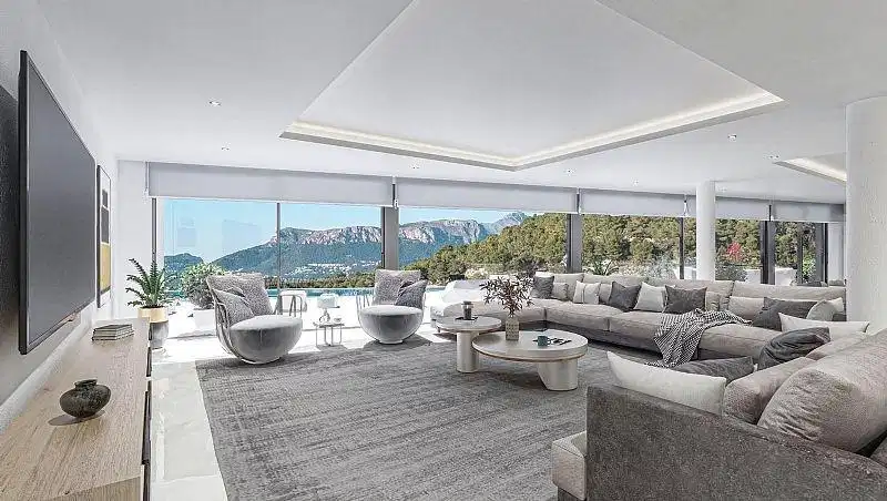 4-Bedroom, 4-Bathroom Luxury Villa with Sea Views and Exceptional Amenities in Benissa