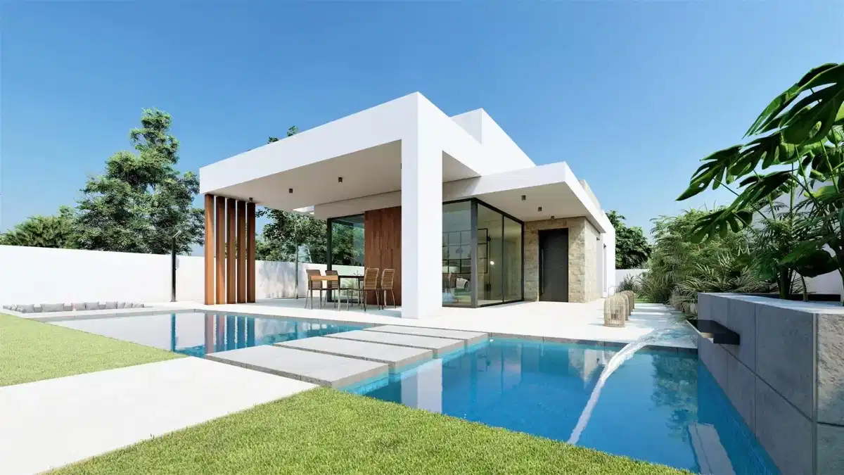 3-Bedroom, 2-Bathroom Villa with Private Pool and South-Facing Porch in San Fulgencio
