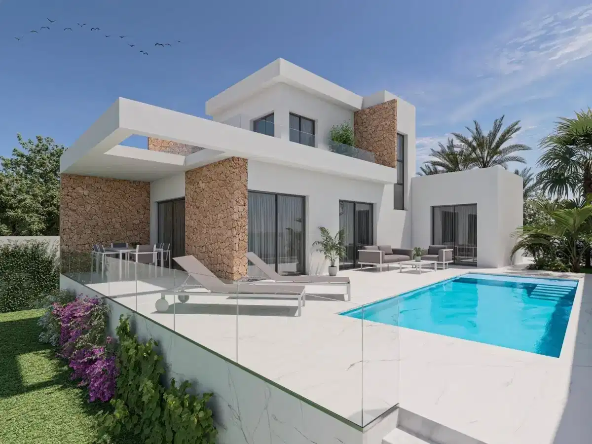 3-Bedroom, 3-Bathroom Modern Villa with Private Pool and Garden in San Fulgencio