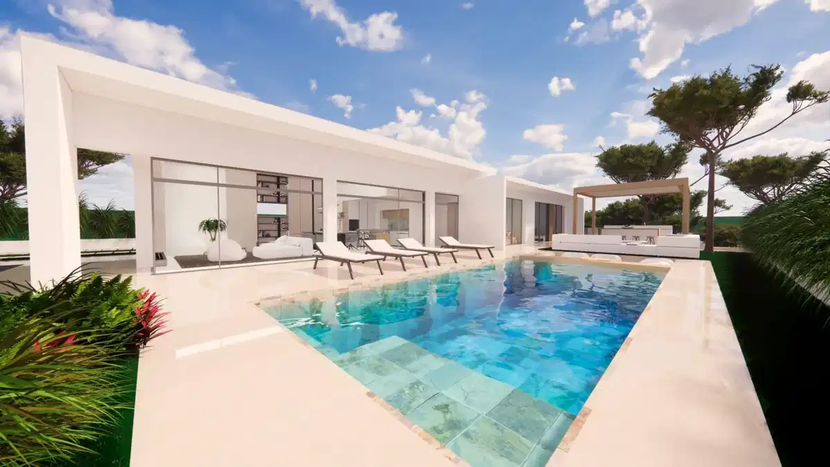 3-Bedroom, 3-Bathroom Modern Villa with Basement and Private Garden in Pinar de Campoverde