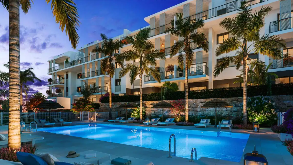 2-Bedroom, 2-Bathroom Apartment in Estepona with Spacious Terraces and Modern Amenities