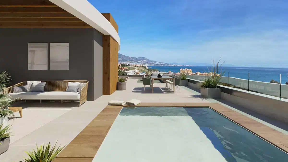 3-Bedroom, 3-Bathroom Penthouse with Panoramic Sea Views and Luxury Amenities