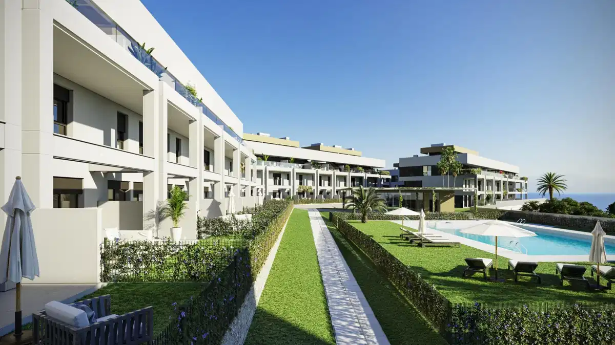 3-Bedroom, 2-3-Bathroom 2-Bathroom Ground Floor Apartment with Sea Views in Cancelada, Estepona