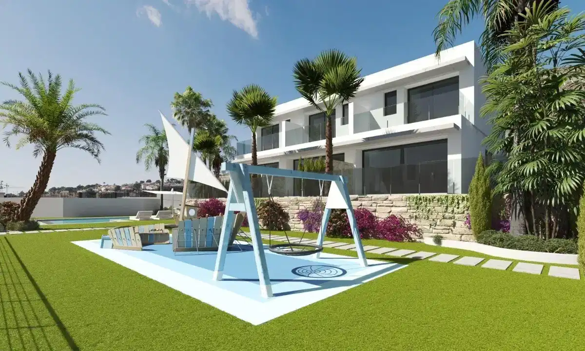3-Bedroom, 3-Bathroom Townhouse with Private Garden and Smart Home System in Sierra Cortina, Finestrat