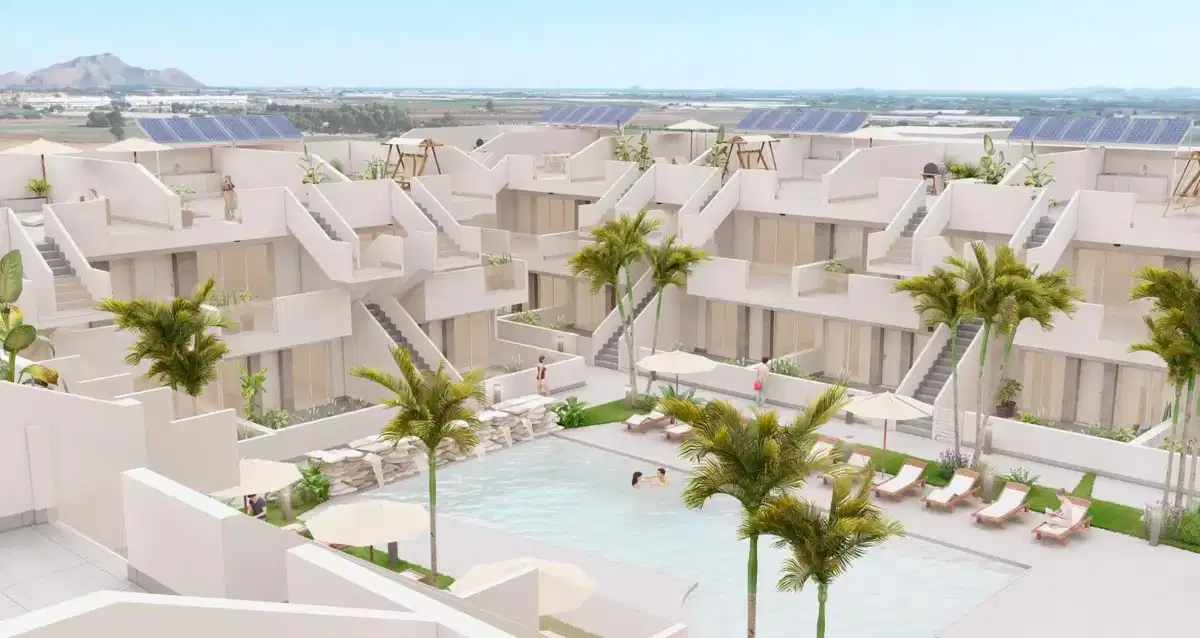 2-Bedroom, 2-Bathroom Top Floor Bungalow with Solarium in Gated Roldán Community