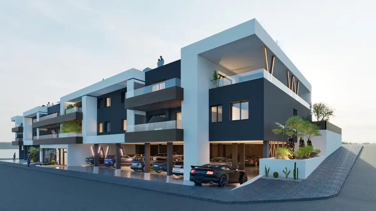 3-Bedroom, 2-Bathroom Modern Apartment with Rooftop Pool in Central Benijofar