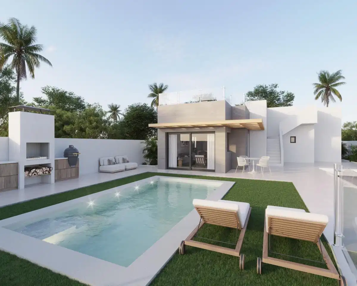 3-Bedroom, 2-Bathroom Villa with Private Pool and Solarium in Polop de la Marina