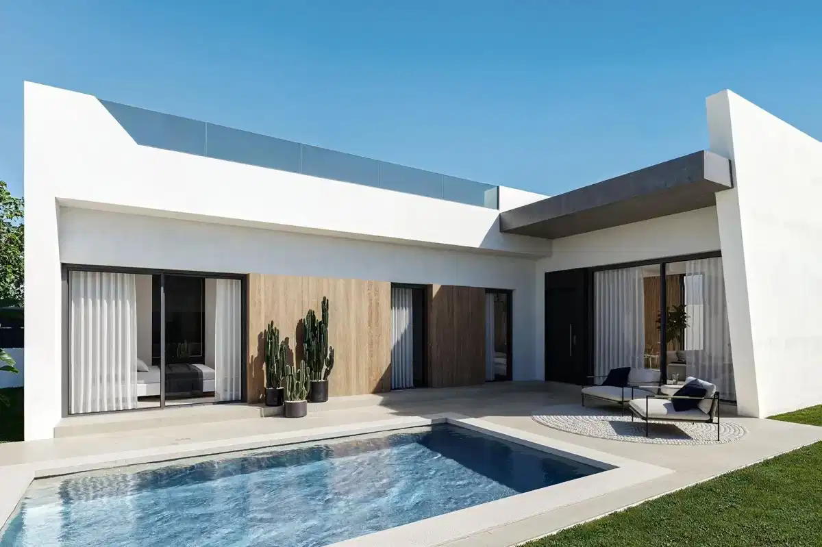3-Bedroom, 2-Bathroom Modern Villa with Solarium in San Miguel de Salinas