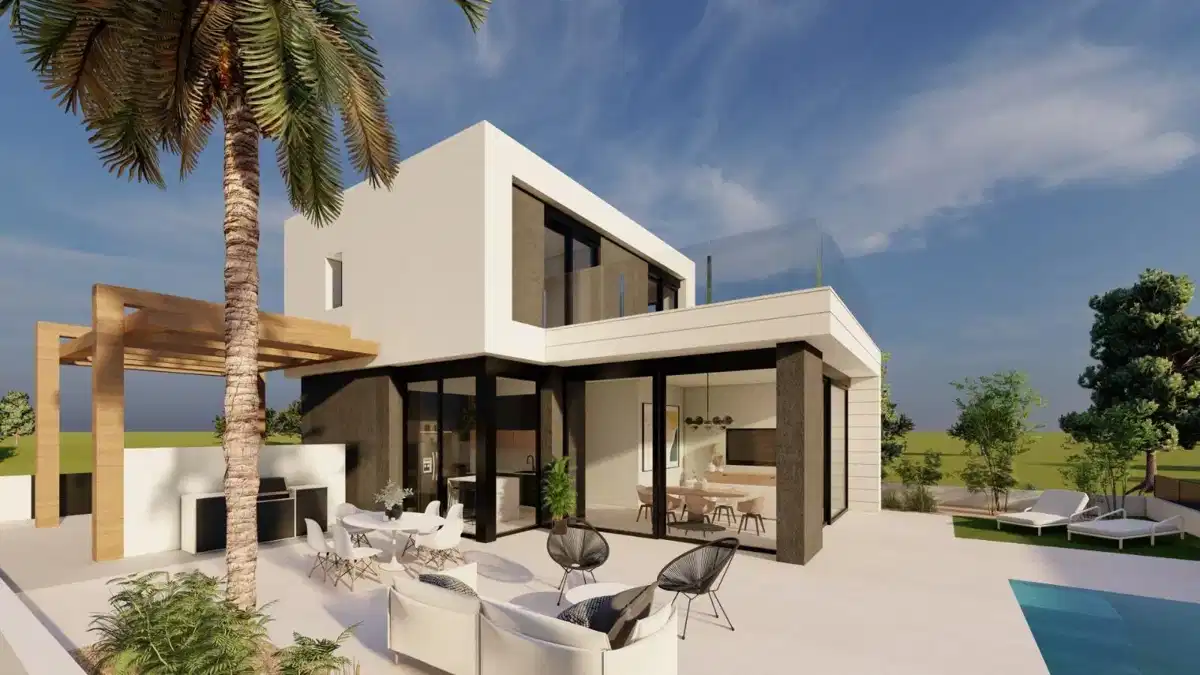 3-Bedroom, 2-Bathroom Villa with Private Garden and Pool in Pilar de la Horadada