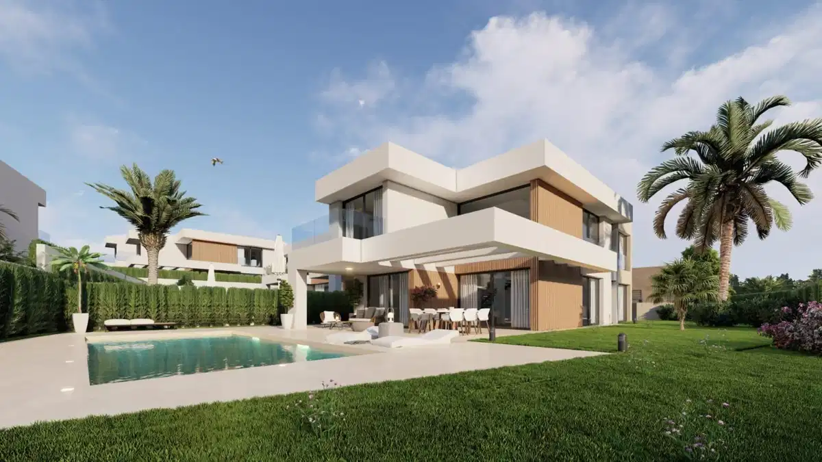 4-Bedroom, 4-Bathroom Modern Villas with Private Pool and Garden near Manilva Beach