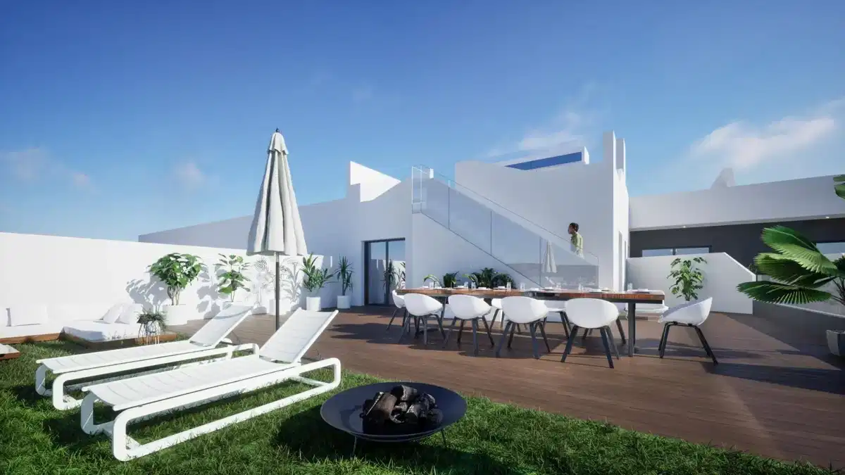 3-Bedroom, 2-Bathroom Penthouse with Private Solarium in Benijofar