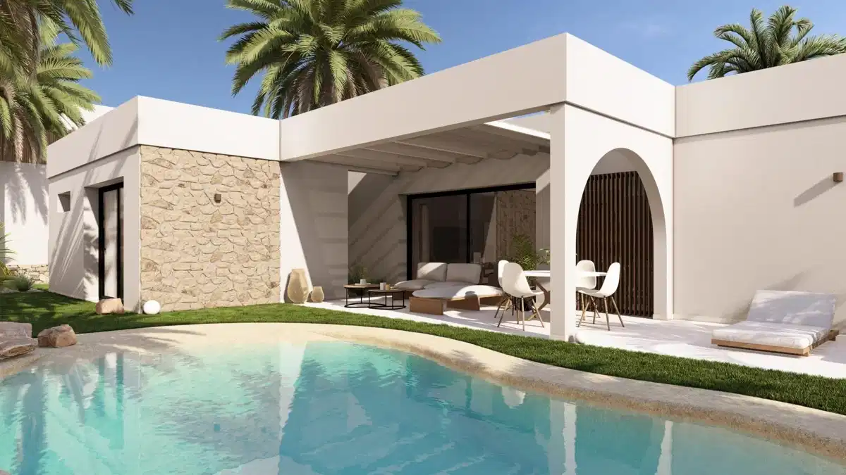 3-Bedroom, 3-Bathroom Villa with Private Pool and Garden in Altaona Golf Resort, Murcia