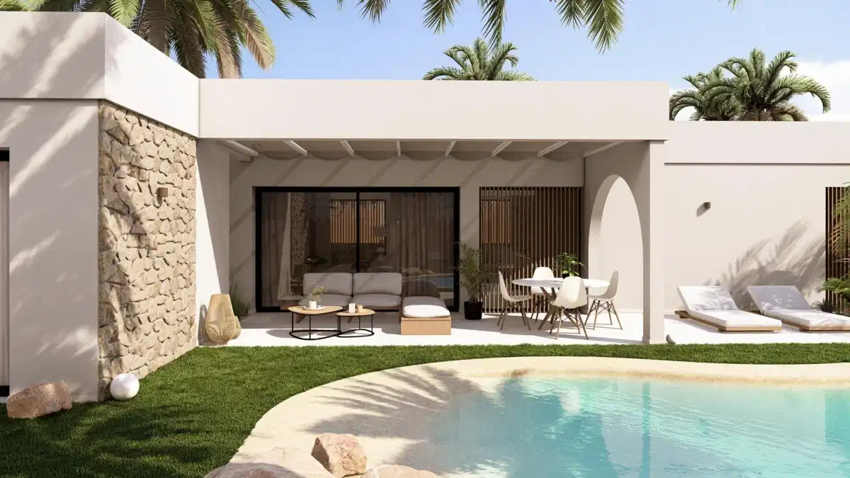 2-Bedroom, 2-Bathroom Villa with Private Garden and Pool in Altaona Golf Resort, Murcia
