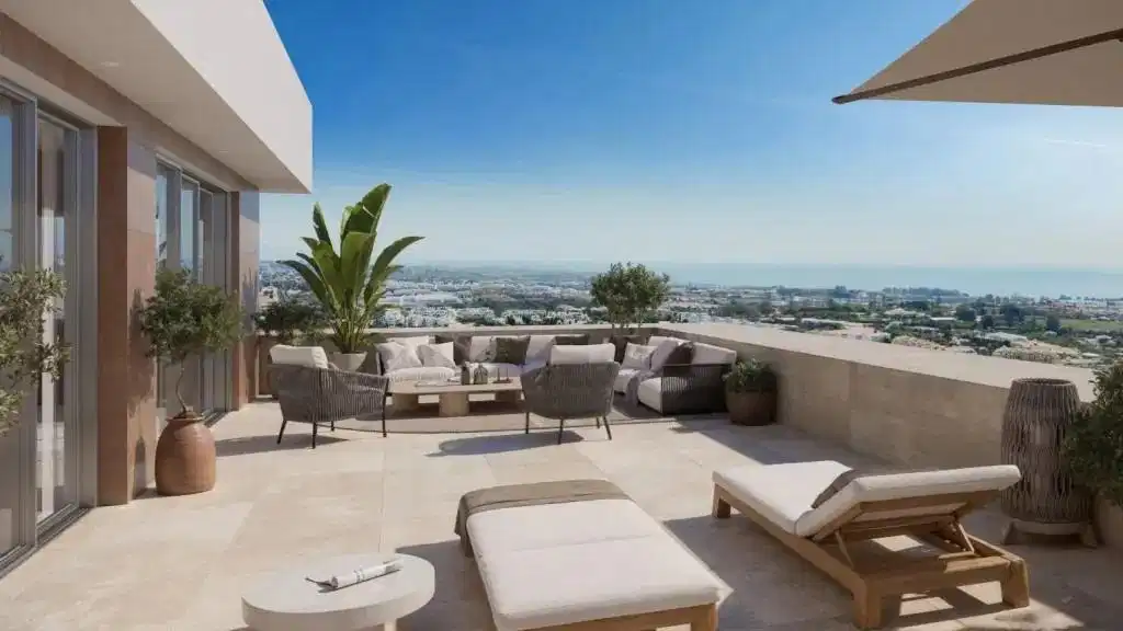 3-Bedroom, 3-Bathroom Penthouse with Panoramic Sea Views in Estepona's New Golden Mile