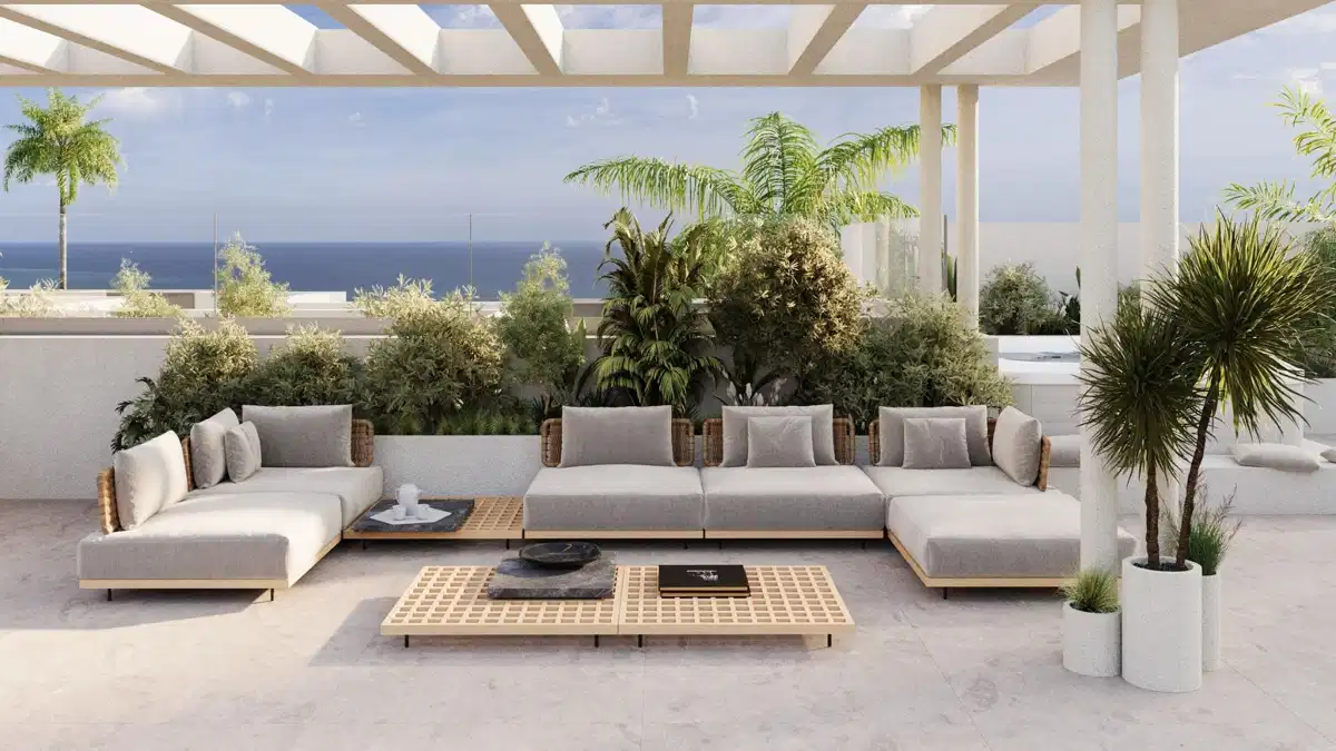 3-Bedroom, 2-Bathroom Penthouse with Expansive Terraces and Underground Parking in Estepona