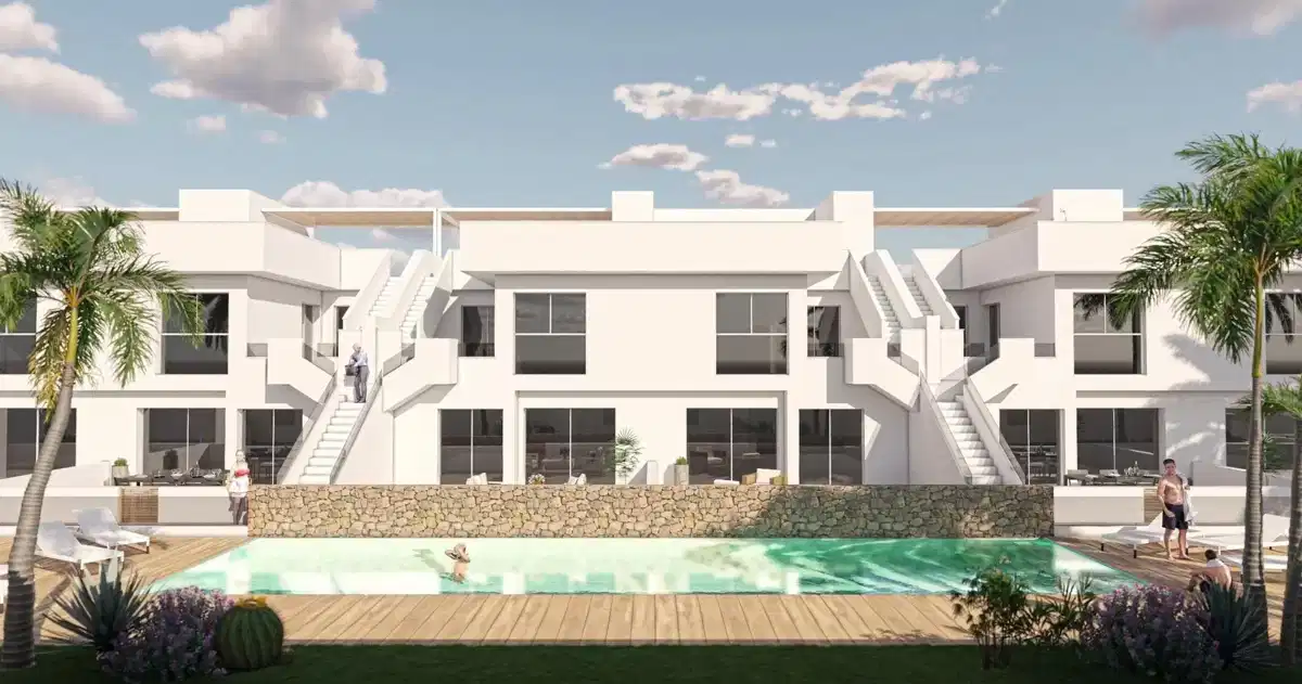 3-Bedroom, 2-Bathroom Modern Top Floor Bungalow with Rooftop Solarium in Pilar de la Horadada