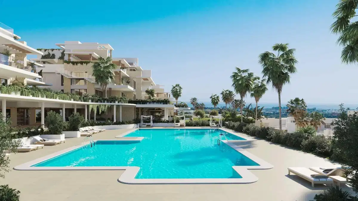 2-Bedroom, 2-Bathroom Luxury Ground Floor Apartment with Sea Views in Estepona