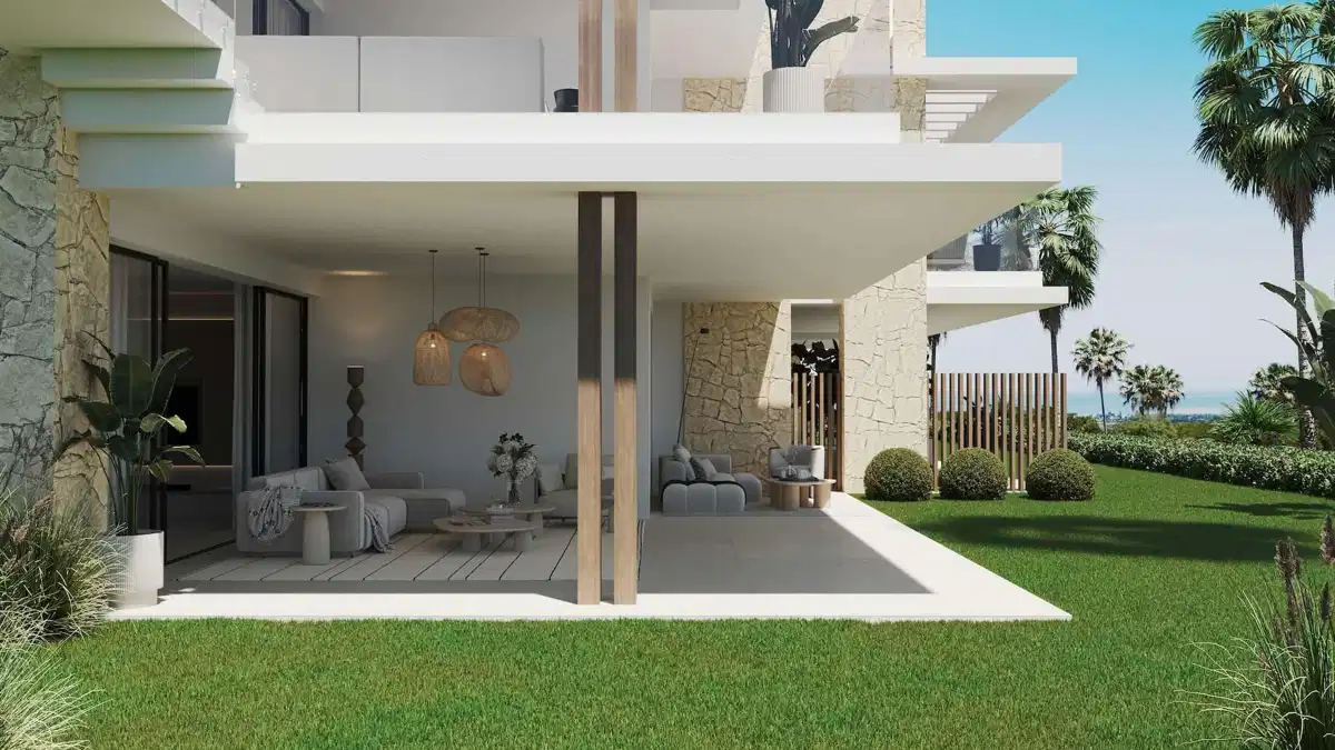 3-Bedroom, 2-Bathroom Luxury Ground Floor Apartment with Sea Views in Estepona