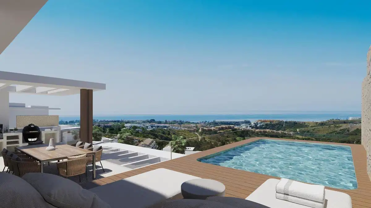 3-Bedroom, 2-Bathroom Penthouse with Panoramic Sea Views in Estepona