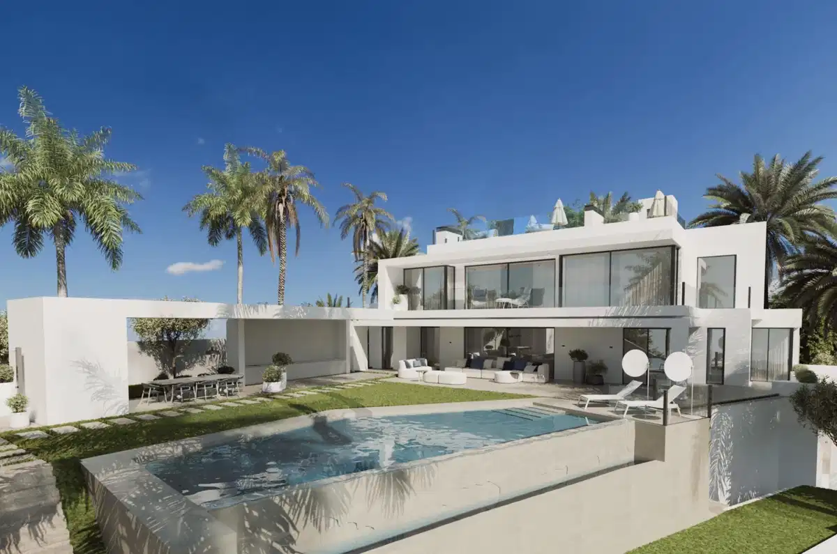6-Bedroom, 7-Bathroom Villa in Cascada de Camoján, Marbella – Privacy, Elegance, and Panoramic Views