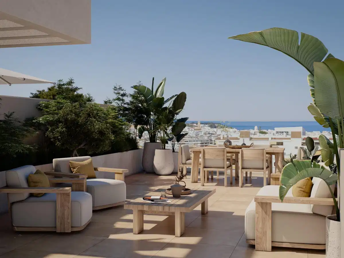 2-Bedroom, 2-Bathroom Penthouse with Sea Views and Resort Amenities in Estepona