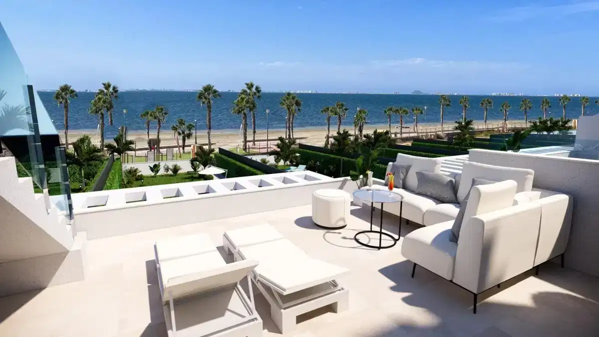 3-Bedroom, 3-Bathroom Luxury Waterfront Villas with Private Pool and Sea Views in Los Alcázares
