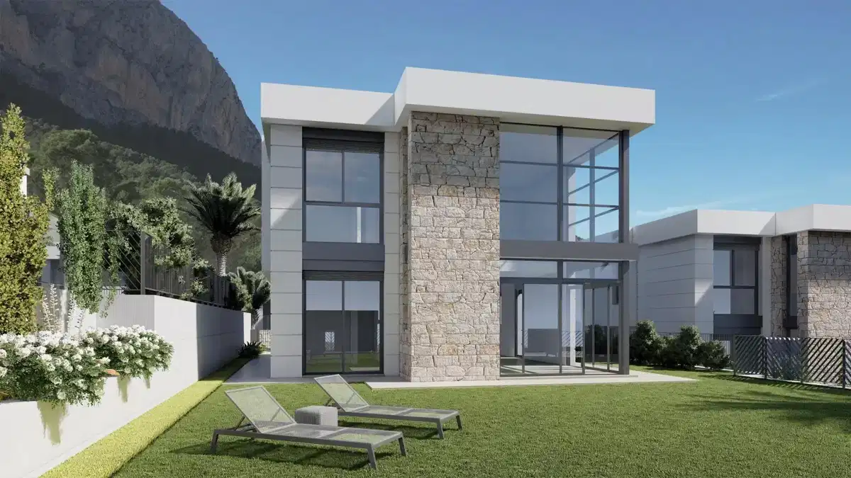 4-Bedroom, 3-Bathroom Modern Villas in Polop with Private Gardens and Terraces