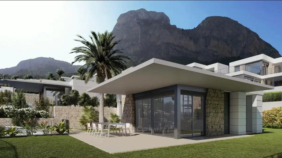 3-Bedroom, 2-Bathroom Modern Villas in Polop, Alicante – Nature, Comfort, and Security