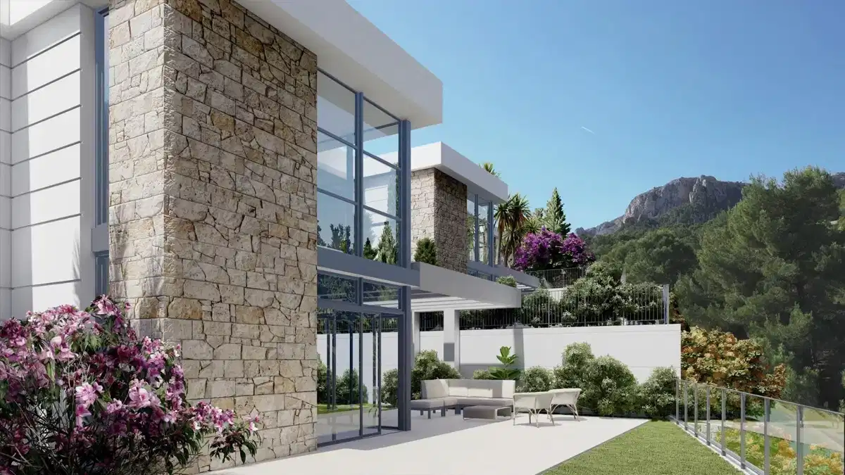 3-Bedroom, 3-Bathroom Modern Villas in Polop with Private Gardens and Terraces