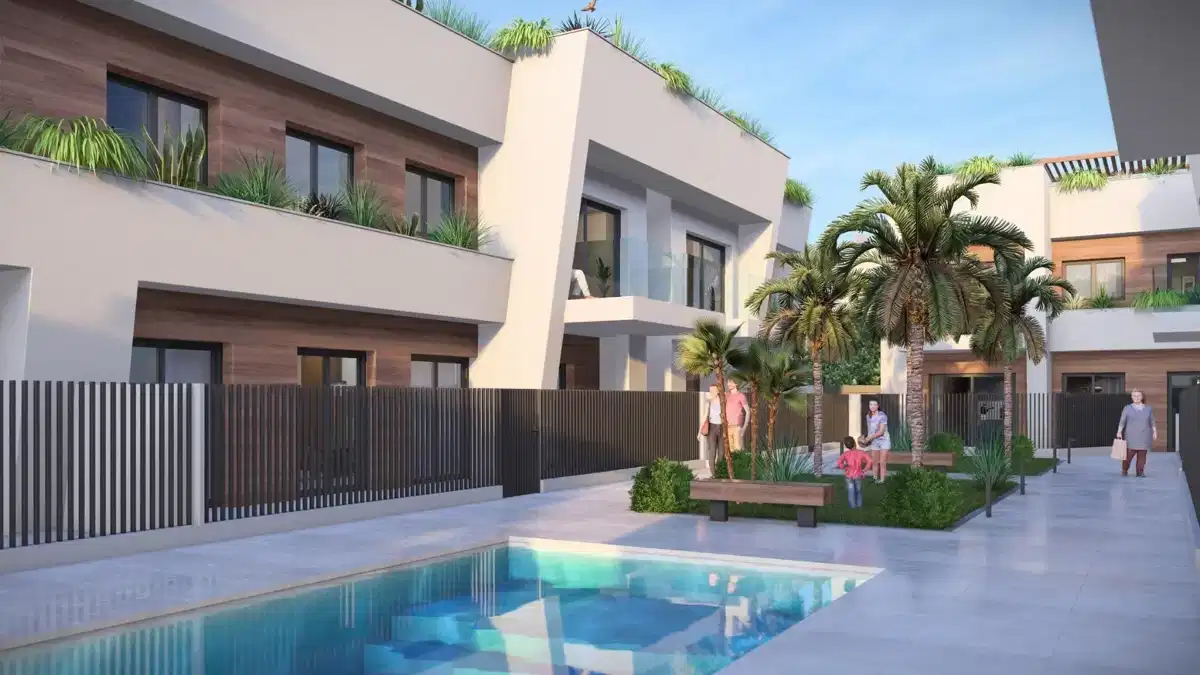 2-Bedroom, 2-Bathroom Modern Ground Floor Bungalow with Private Terrace in Torre-Pacheco