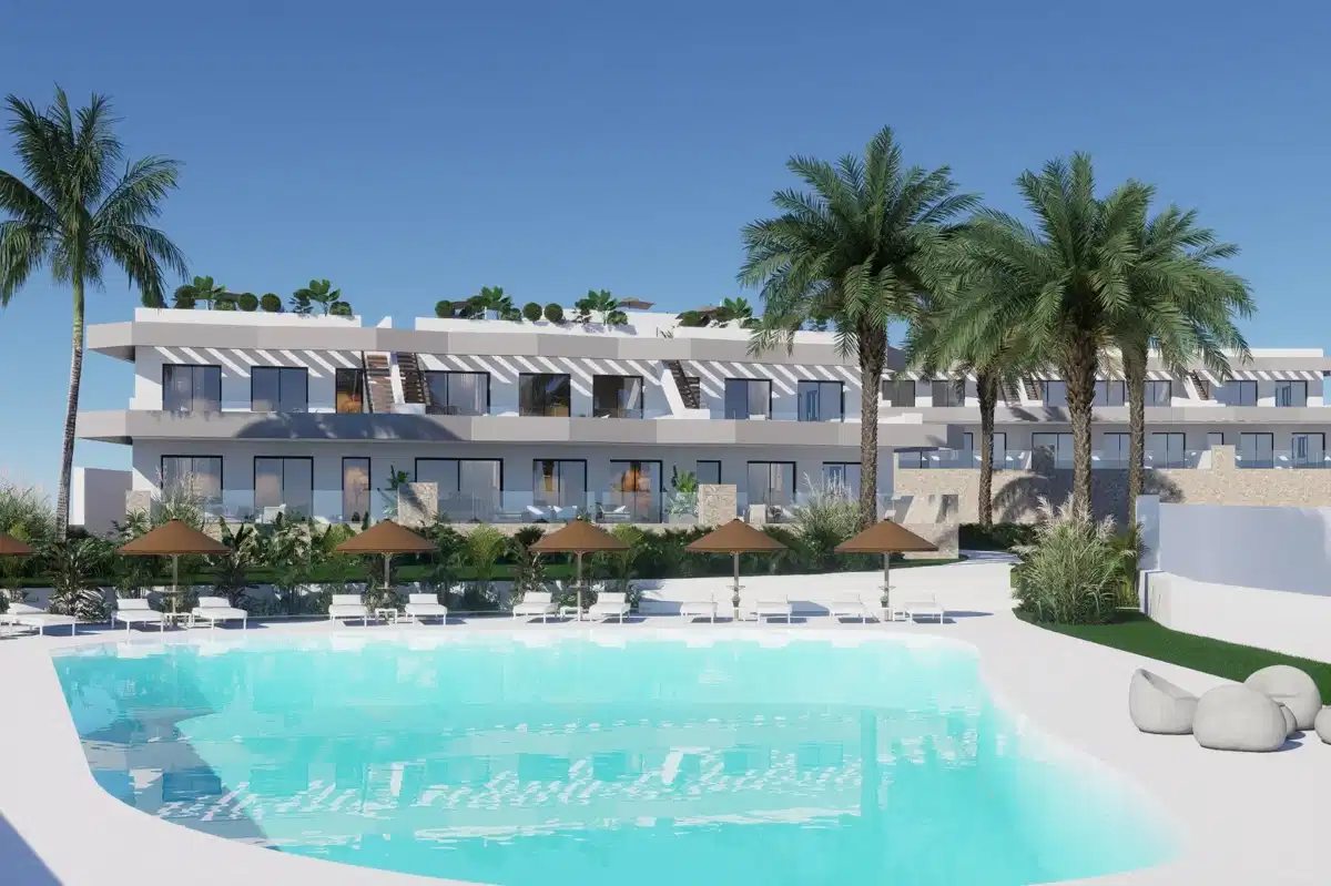 3-Bedroom, 2-Bathroom Ground Floor Bungalow with Panoramic Sea and City Views in Finestrat-Benidorm