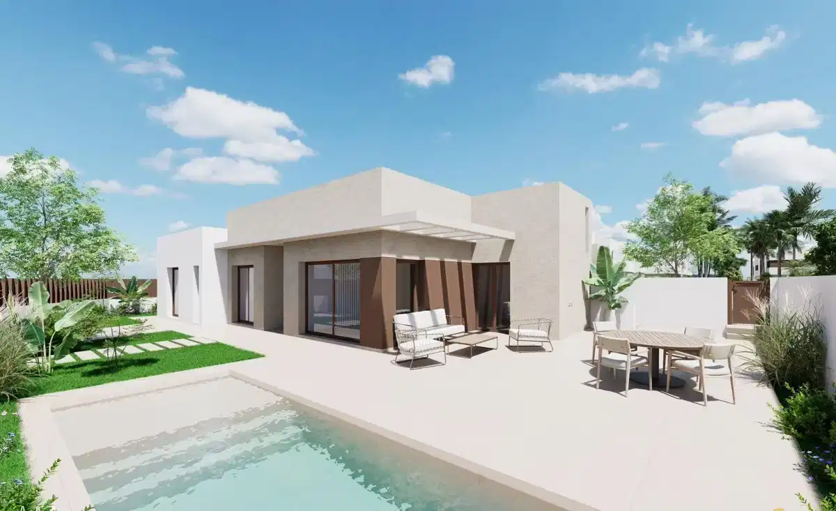 3-Bedroom, 3-Bathroom Villa with Private Garden, Terrace, and Sustainable Features in Los Alcázares