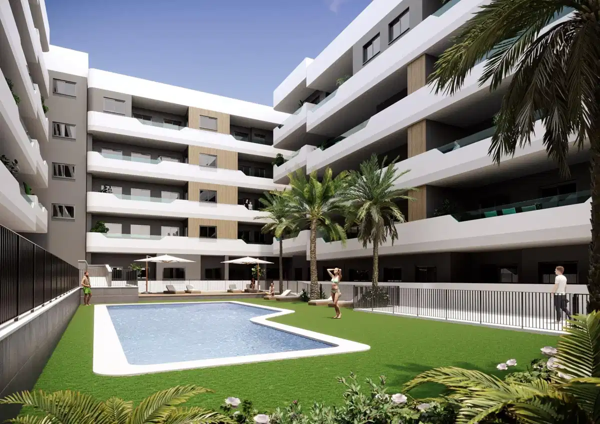 2-Bedroom, 2-Bathroom Modern Apartment in Gated Complex, Santa Pola
