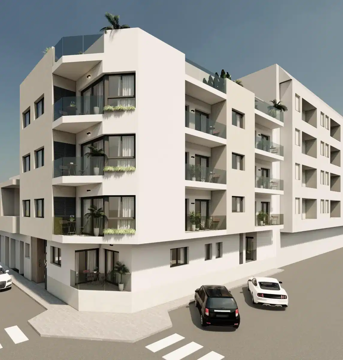2-Bedroom, 2-Bathroom Modern Apartments in Central Guardamar del Segura Near the Beach