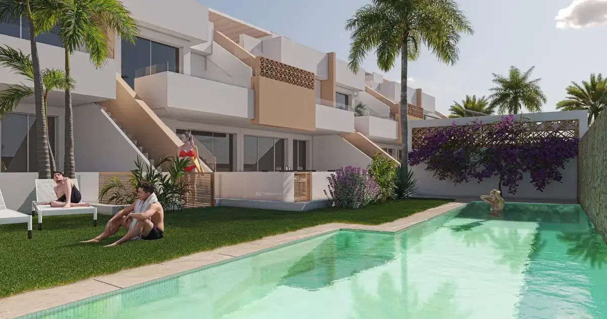 2-Bedroom, 2-Bathroom Top Floor Bungalow with Rooftop Solarium in Pilar de la Horadada