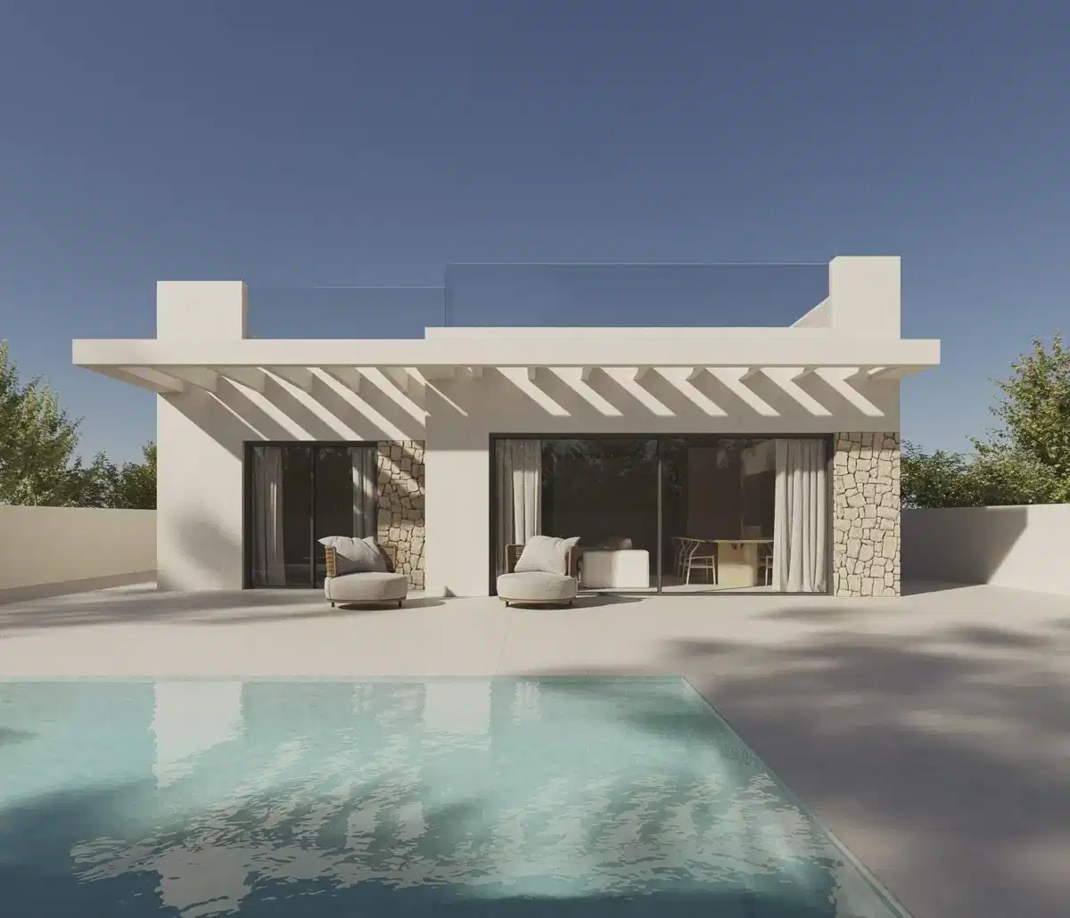 5-Bedroom, 2-Bathroom Modern Luxury Villa with Sea and Mountain Views in Polop de la Marina
