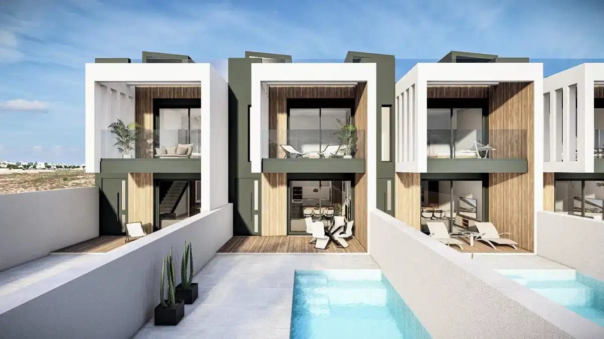 3-Bedroom, 3-Bathroom Sustainable New Build Townhouses in Pilar de la Horadada, Costa Blanca