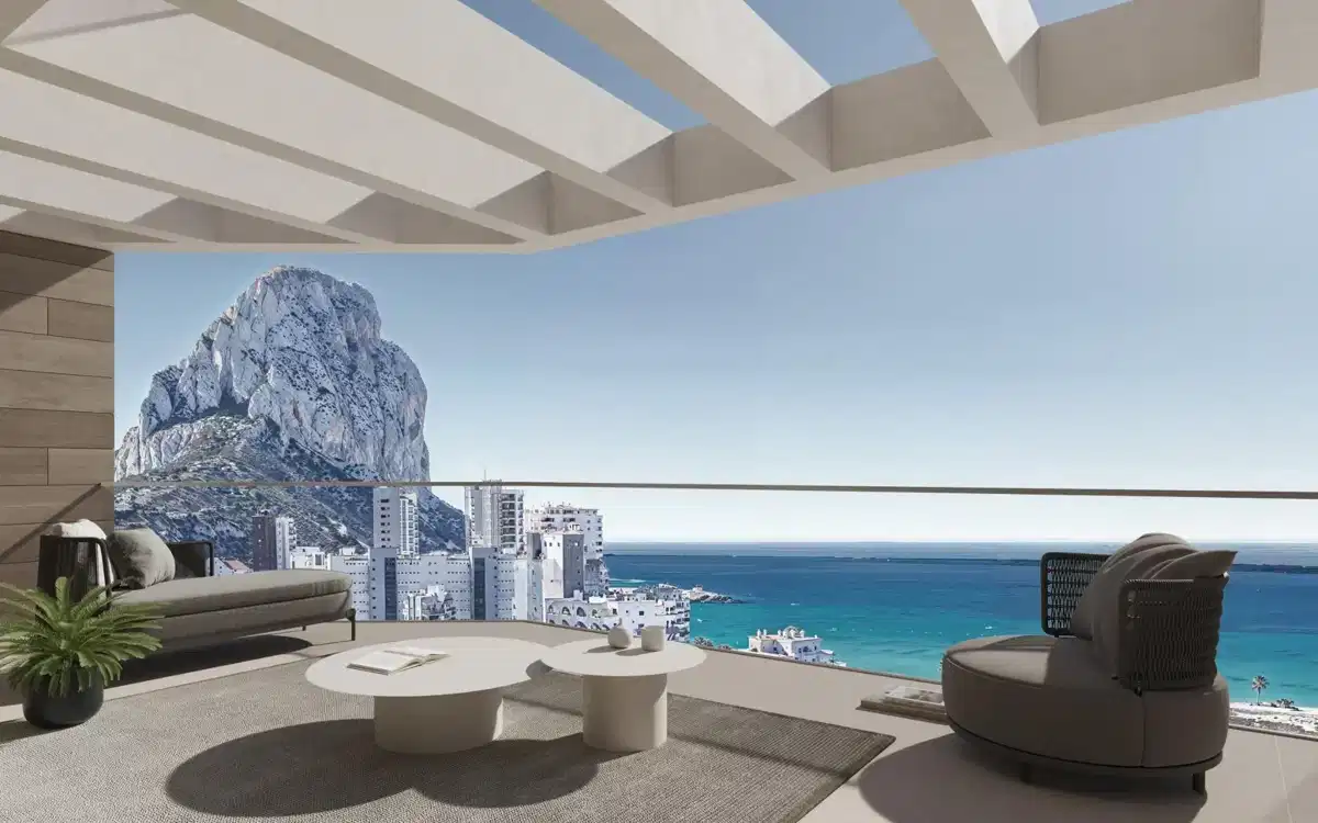 3-Bedroom, 2-Bathroom Apartment with Sea Views and Premium Amenities in Calpe