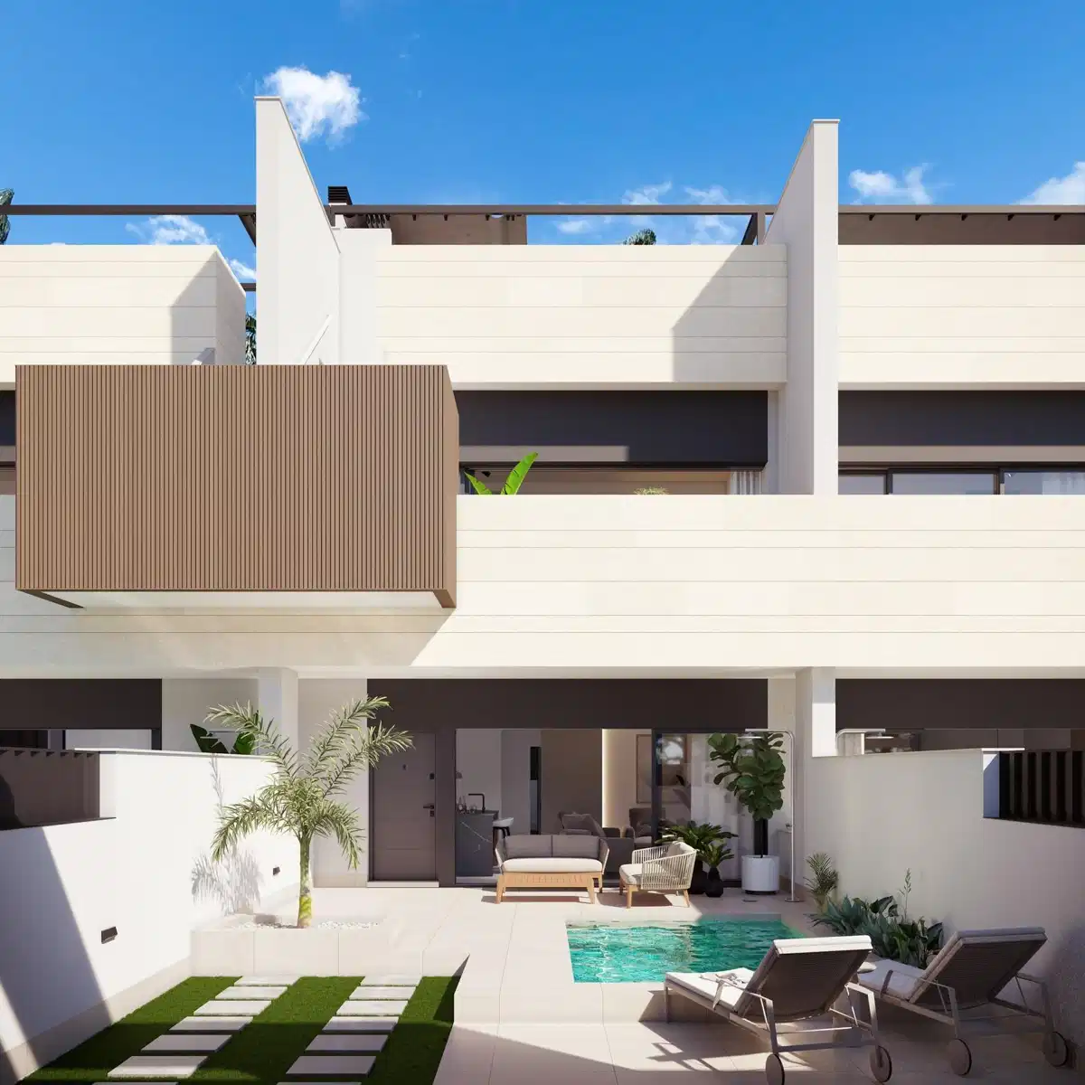 3-Bedroom, 2-Bathroom Ground Floor Bungalow with Private Pool and Garden in Pilar de la Horadada