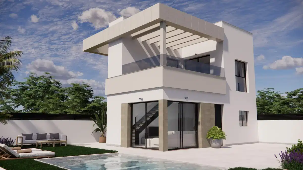 3-Bedroom, 2-Bathroom Modern Villas with Private Pool in Vistabella Golf Resort, Orihuela